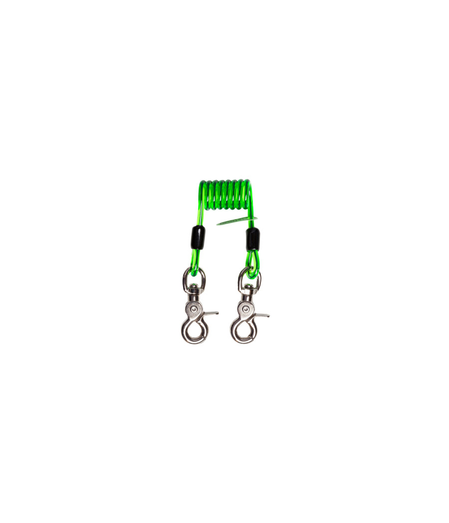 longe à ressort avec 2 quick clips