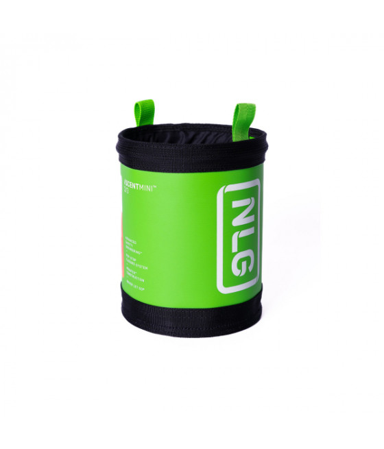 Petit sac de couleur vert fluo pour le transport et le rangement d'outils