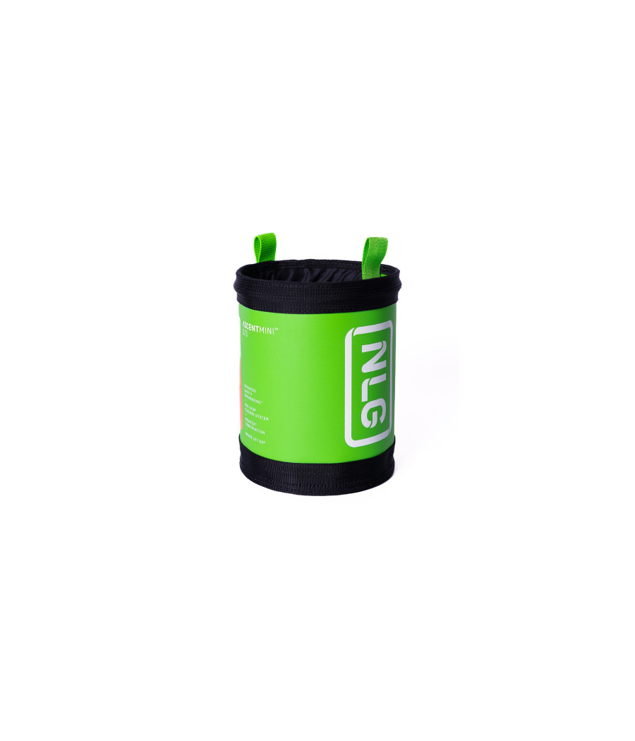 Petit sac de couleur vert fluo pour le transport et le rangement d'outils