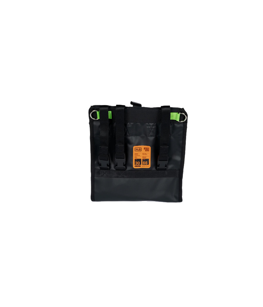 verso du sac avec l'indication de la capacité de charge jusqu'à 30kg