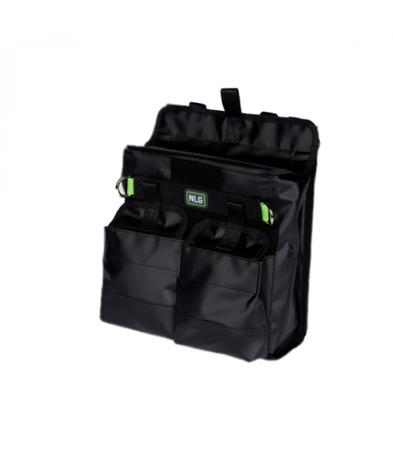 sac déployé permettant de mieux voir les espaces de rangement