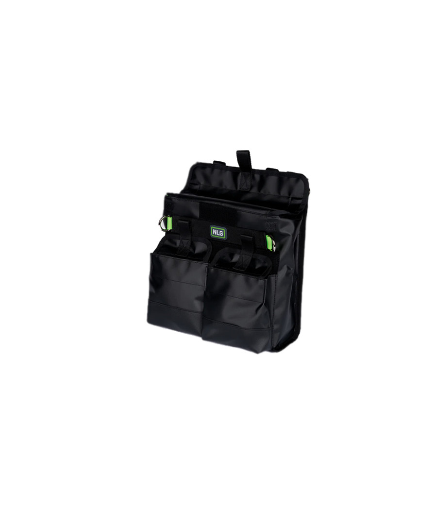 sac déployé permettant de mieux voir les espaces de rangement