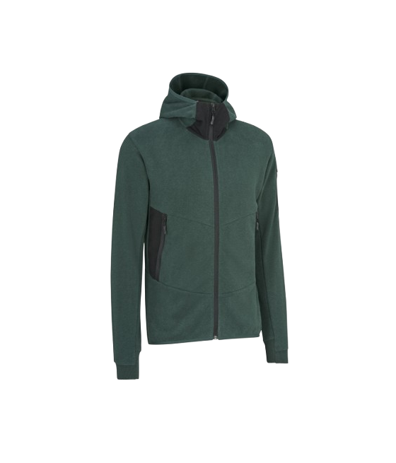 Pull polaire en chanvre à tirette - Vert