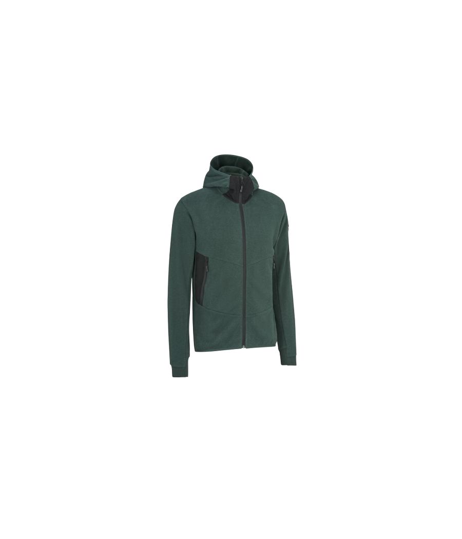 Pull polaire en chanvre à tirette - Vert