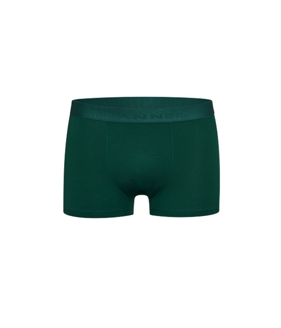 Boxer Pfanner vert foret - vue de face - en fibres Tencel