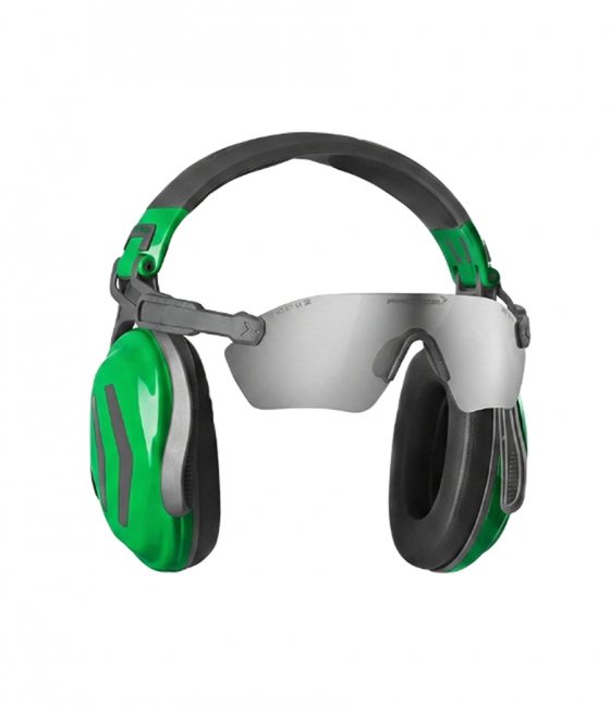 bandeau vert clair avec lunettes Protos anthracite