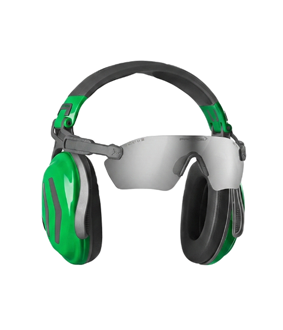 bandeau vert clair avec lunettes Protos anthracite