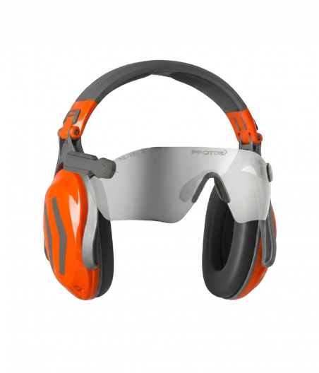 Kit headset Protos intégral avec lunettes Protos anthracite