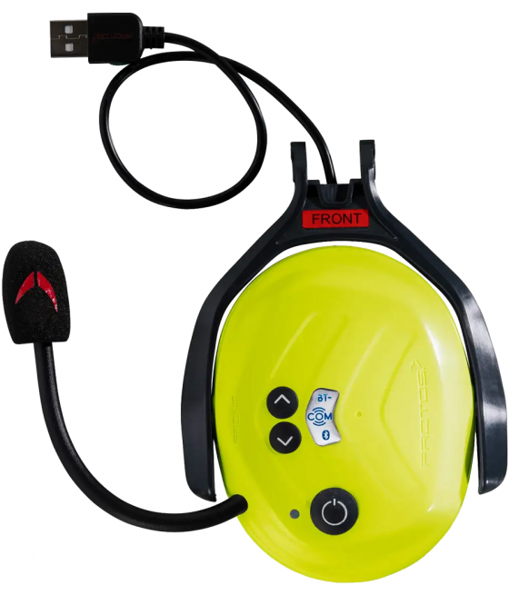 Protos Integral Bluetooth Radio jaune fluo