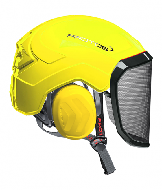 Casque Protos Integral Arborist Uni jaune fluo