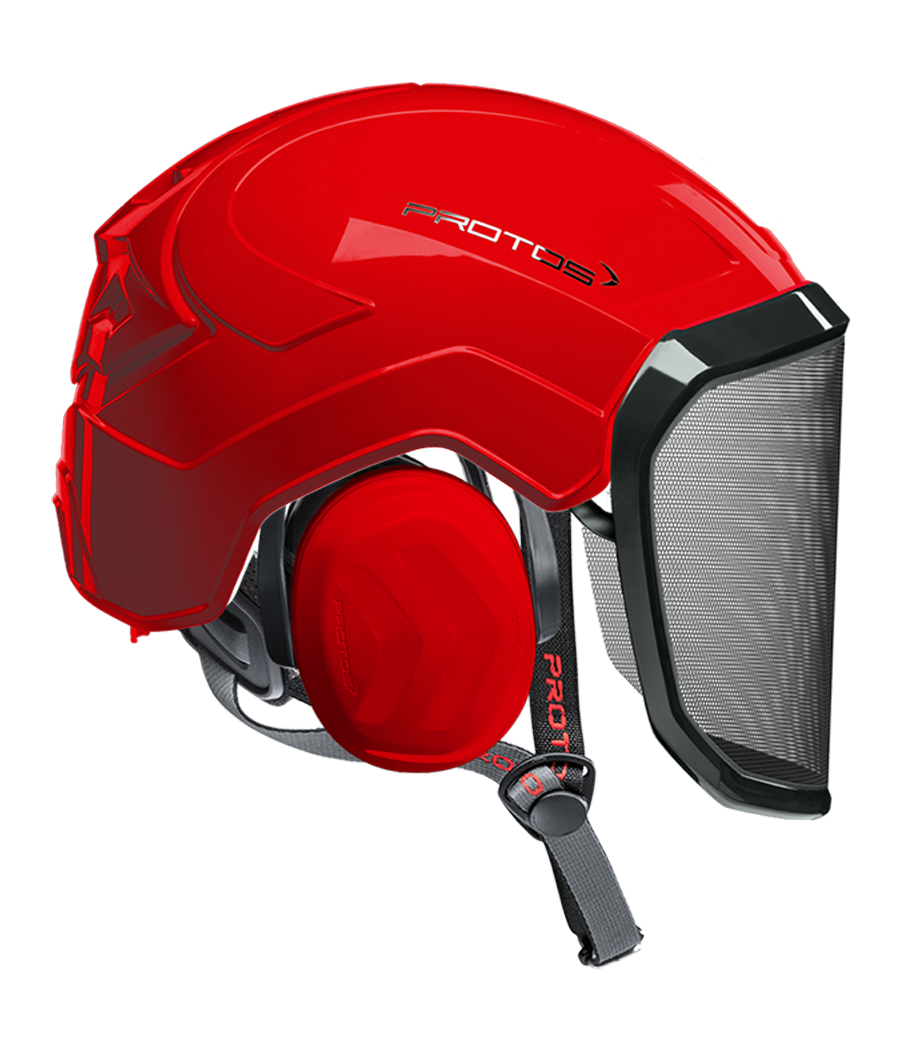 Casque Protos Integral Arborist uni rouge