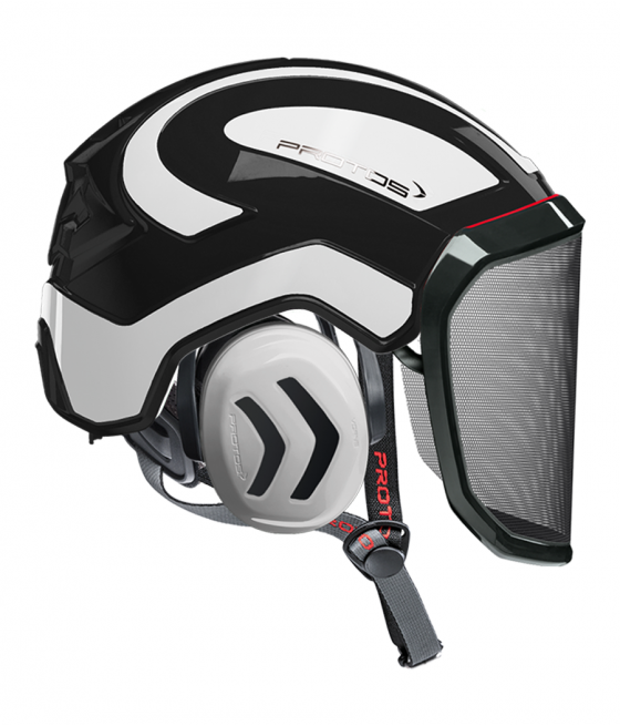 Protos Integral Arborist Bicolore noir-blanc réfléchissant