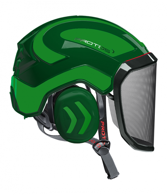 Casque Protos Integral Arborist Bicolore Olive-vert