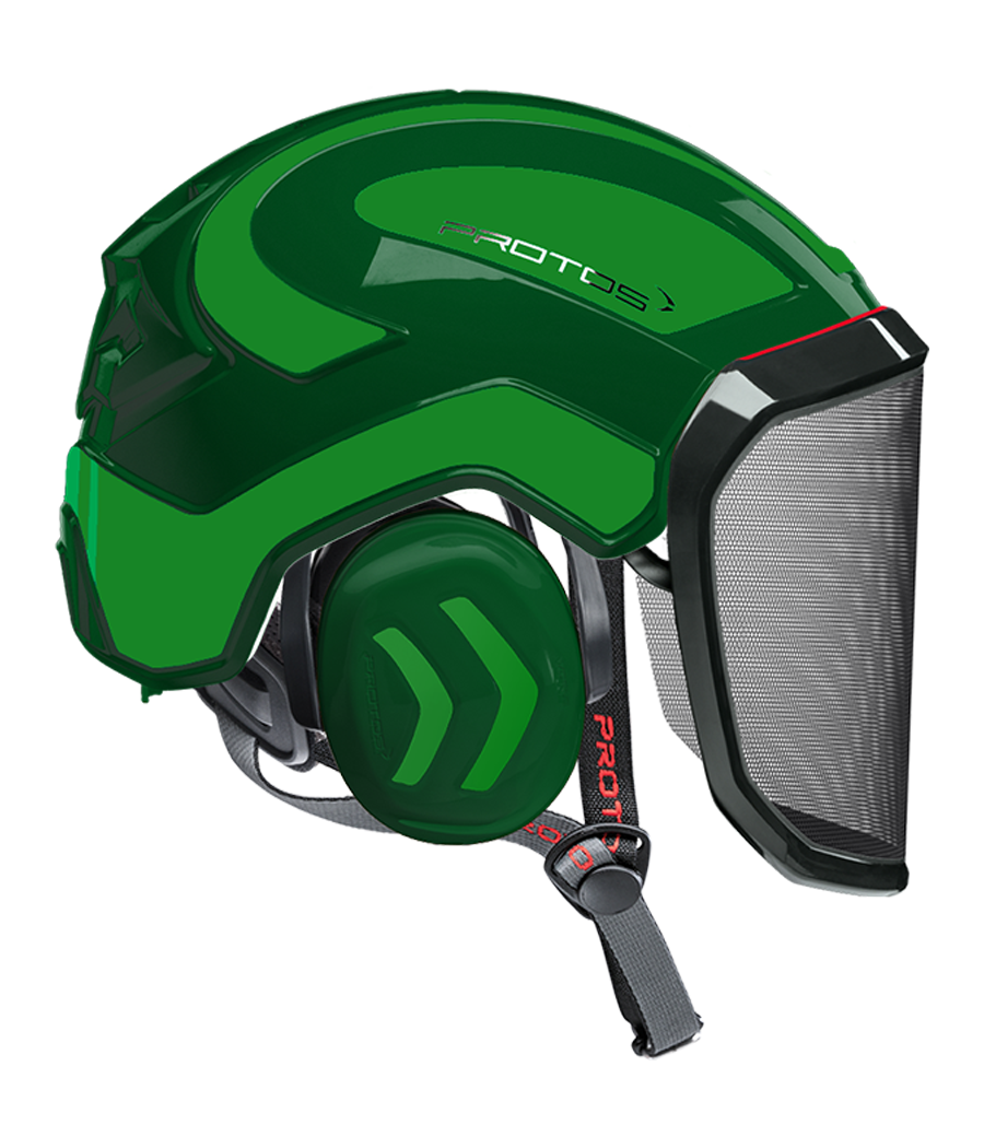 Casque Protos Integral Arborist Bicolore Olive-vert