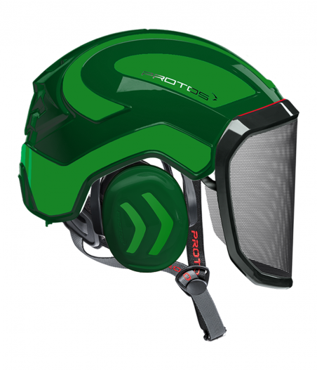 Casque Protos Integral Arborist Bicolore Olive-vert