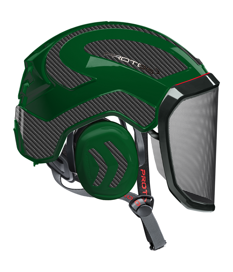 Casque Protos Integral Arborist Bicolore olive-gris carbone