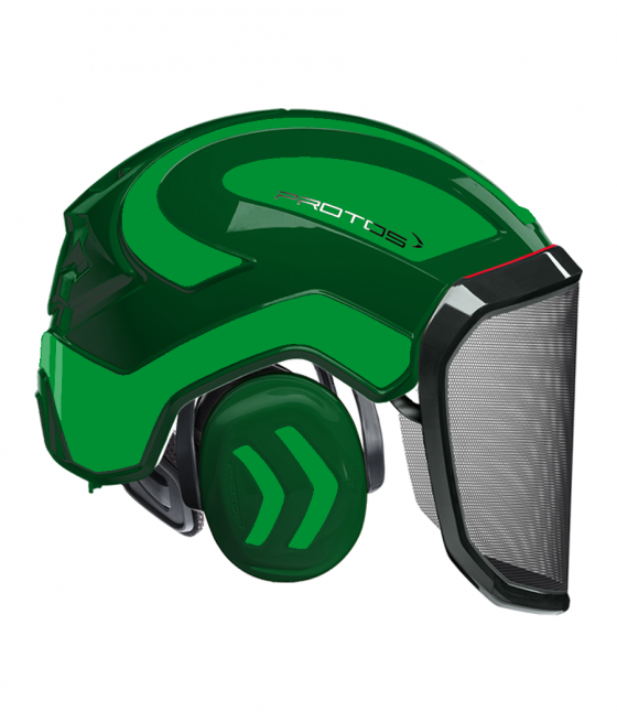 Casque Protos intégral Forest Bicolore olive-vert