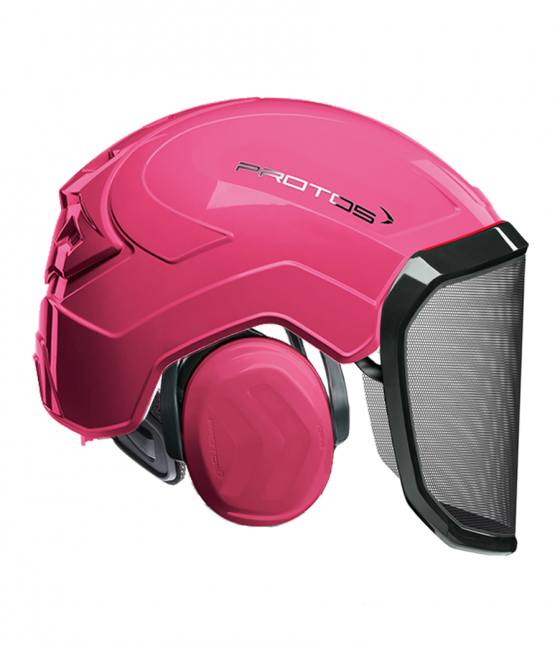 Casque Protos Integral Forest uni rose