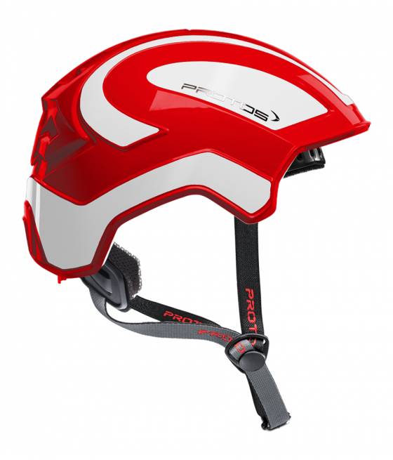 Protos Integral Climber - Bicolore rouge-blanc réfléchissant