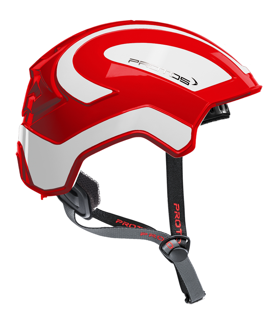 Protos Integral Climber - Bicolore rouge-blanc réfléchissant