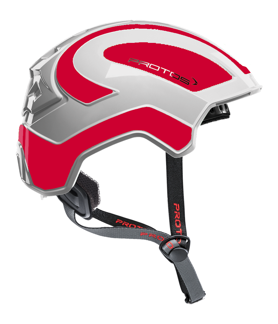 Protos Integral Climber - Bicolore blanc-rouge