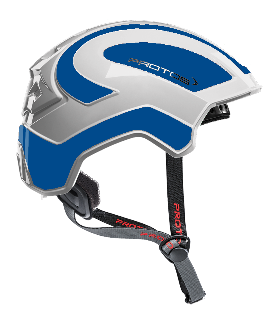 Protos Integral Climber - Bicolore blanc-bleu