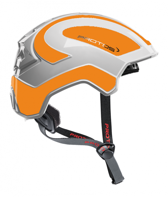 Protos Integral Climber - Bicolore blanc-orange fluo