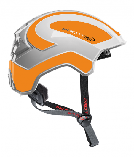 Protos Integral Climber - Bicolore blanc-orange fluo