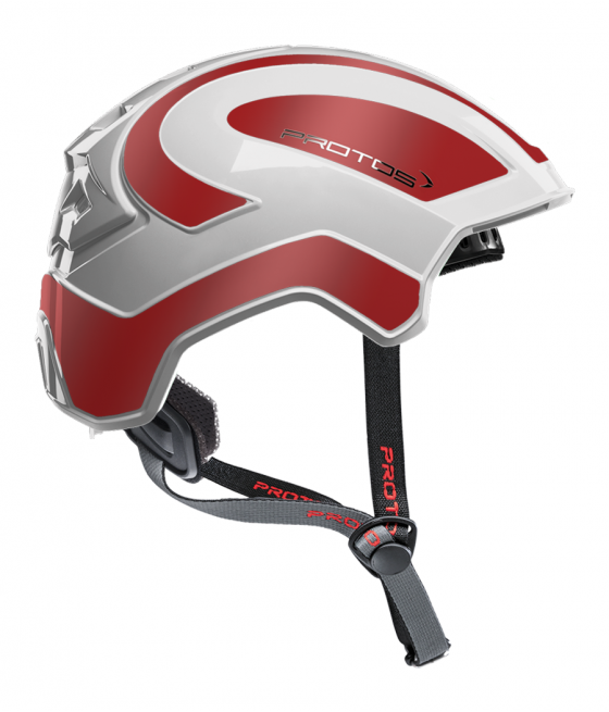 Protos Integral Climber - Bicolore blanc-rubis réfléchissant