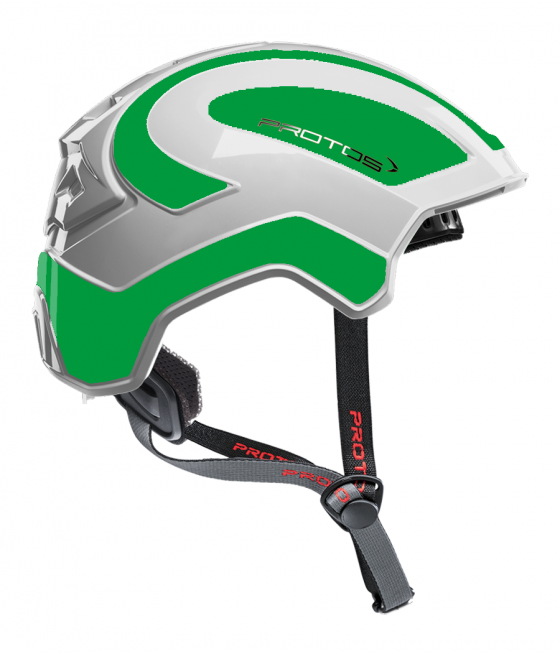 Protos Integral Climber - Bicolore blanc-vert fluo