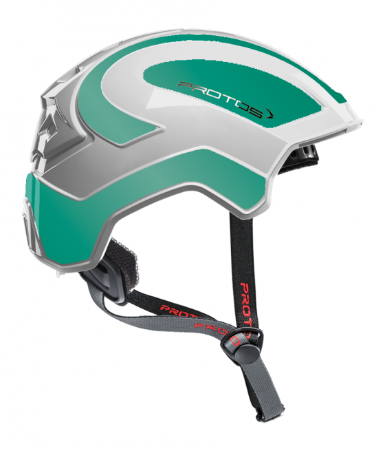 Protos Integral Climber - Bicolore blanc-vert réfléchissant