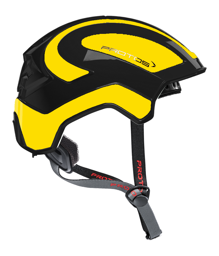 Protos Integral Climber - Bicolore avec noir-jaune fluo