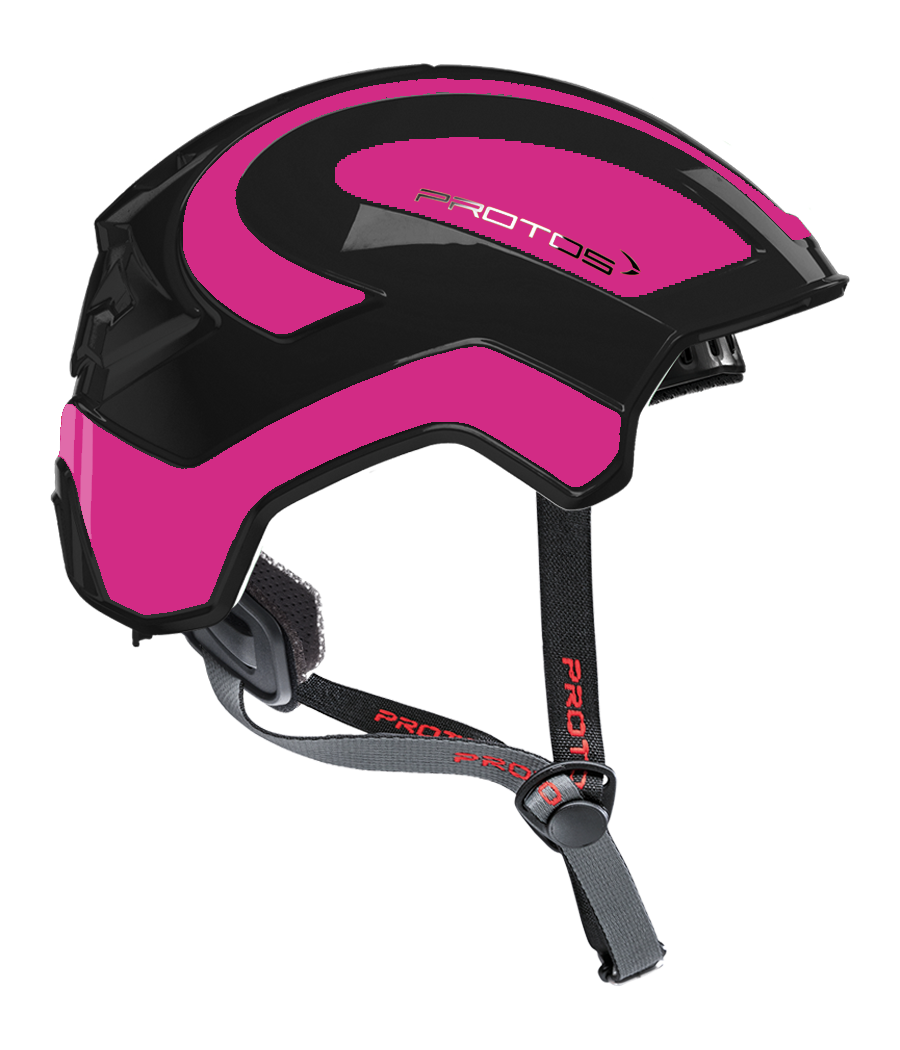 Protos Integral Climber - Bicolore noir-rose fluo
