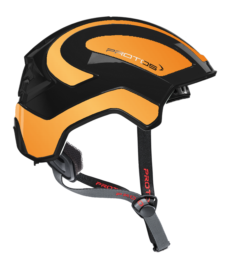 Protos Integral Climber - Bicolore noir-orange réfléchissant