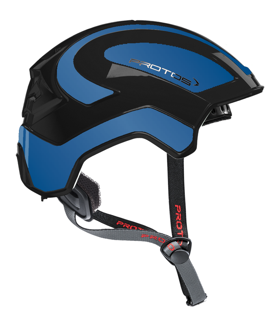 Protos Integral Climber - Bicolore noir-bleu réfléchissant