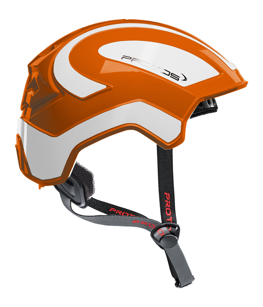 Protos Integral Climber - Bicolore orange-blanc réfléchissant