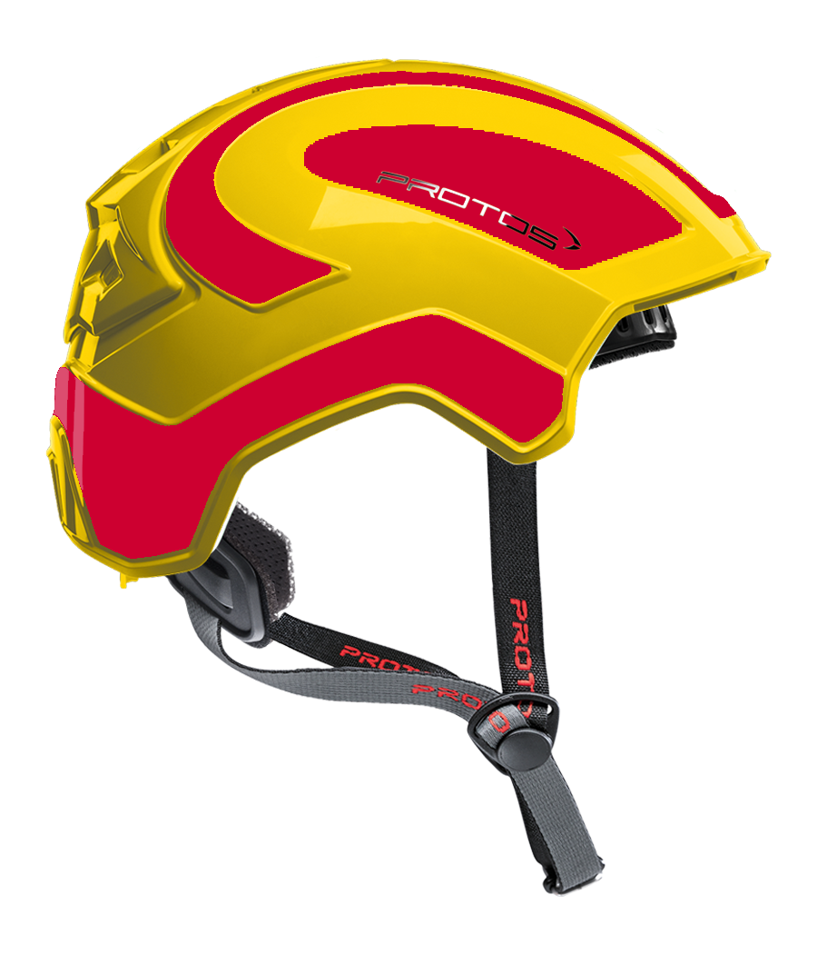 Protos Integral Climber - Bicolore jaune-rouge