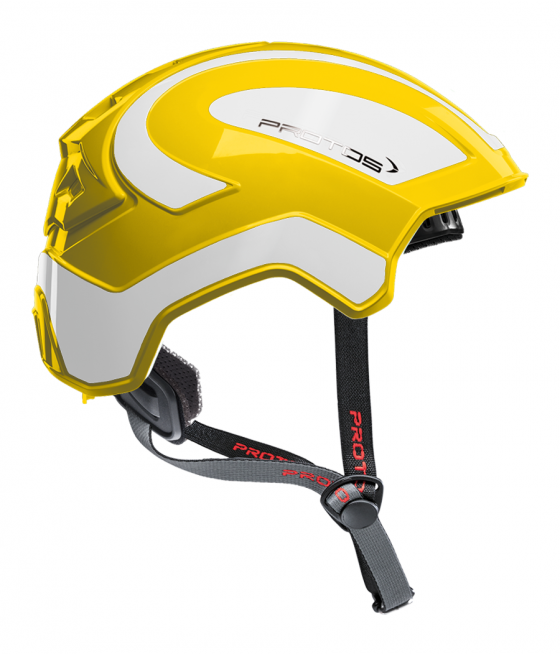 Protos Integral Climber  - Bicolore jaune-blanc réfléchissant