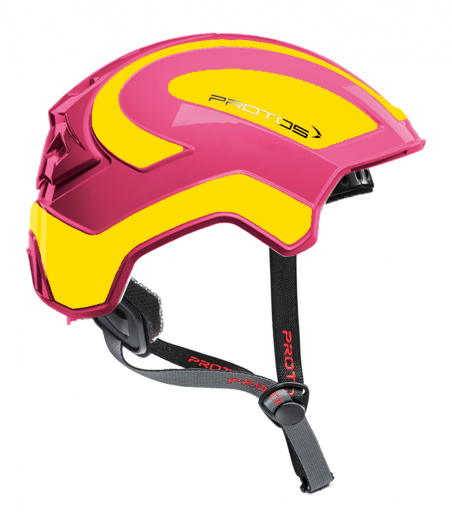 Protos Integral Climber - Bicolore rose-jaune fluo