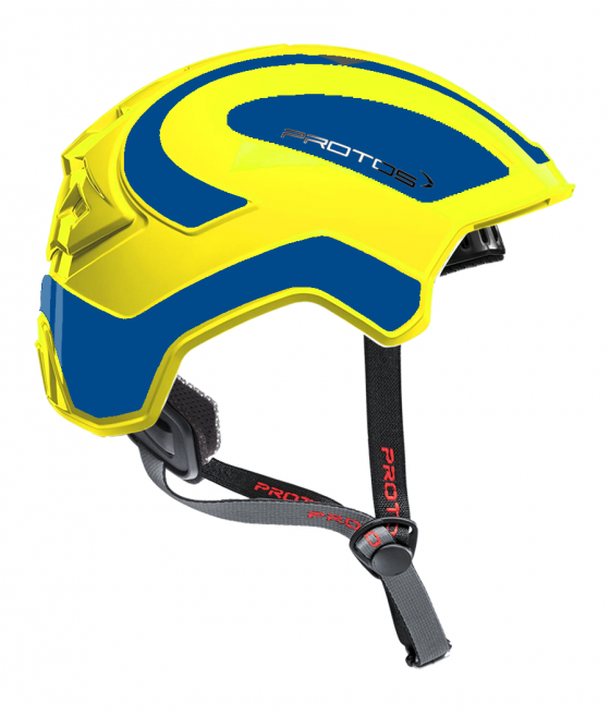Protos Integral Climber - Bicolore jaune fluo-bleu
