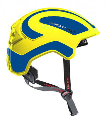 Protos Integral Climber - Bicolore jaune fluo-bleu