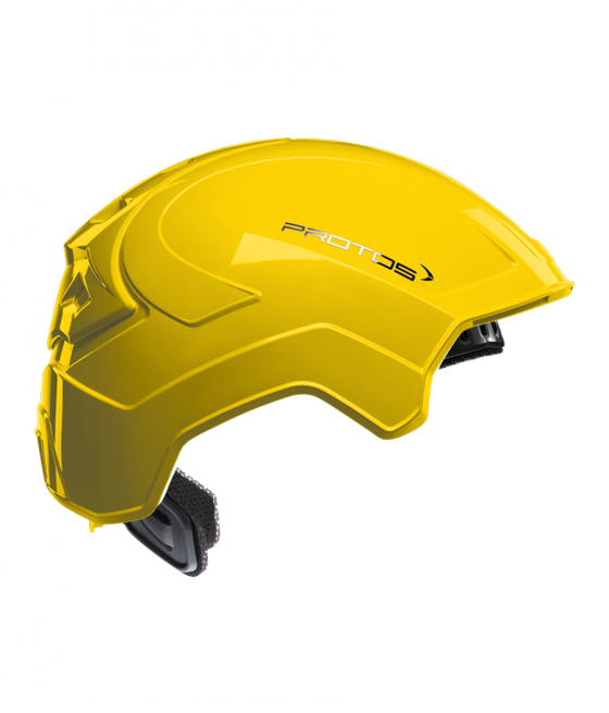Casque Protos intégral Industry uni jaune