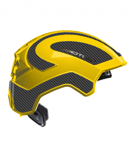 Protos intégral Industry bicolore jaune-gris carbone