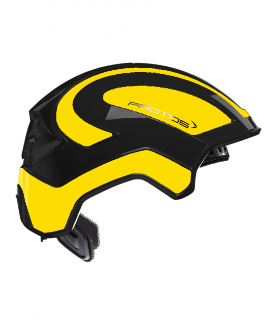Protos Integral Industry bicolore noir-jaune fluo