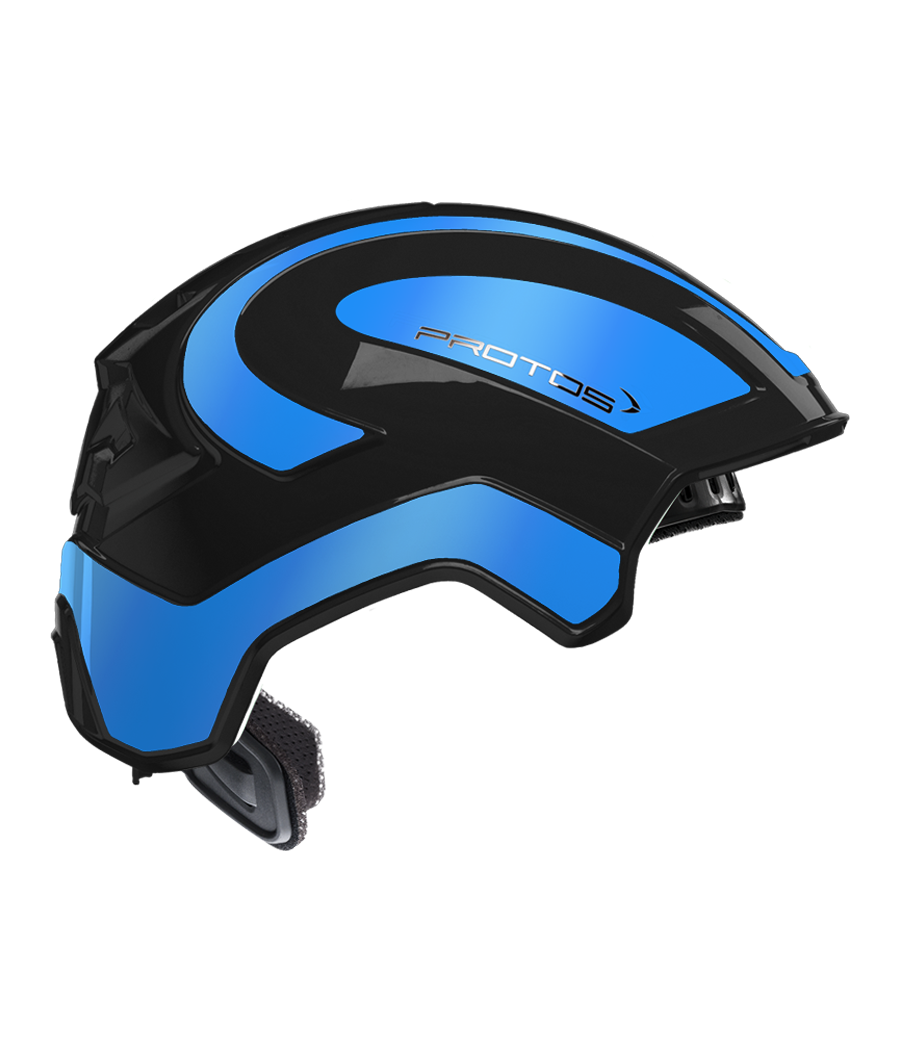 Protos Integral Industry bicolore noir-bleu clair réfléchissant