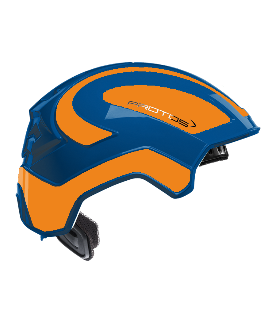 Protos Integral Industry bicolore bleu-orange fluo