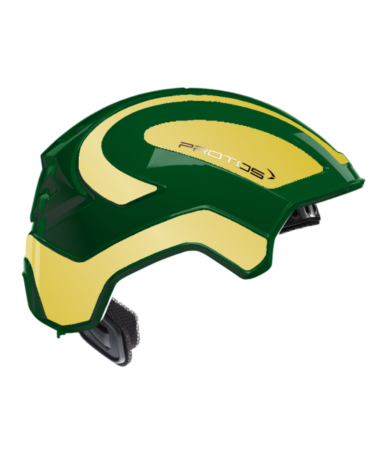 Protos Integral Industry bicolore olive-citron réfléchissant