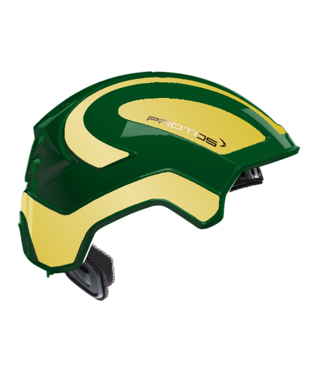 Protos Integral Industry bicolore olive-citron réfléchissant