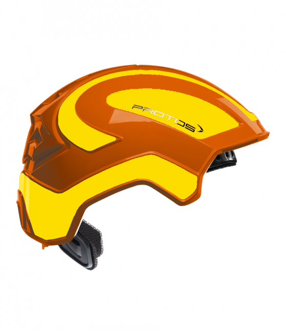 Protos Integral Industry bicolore orange-jaune fluo