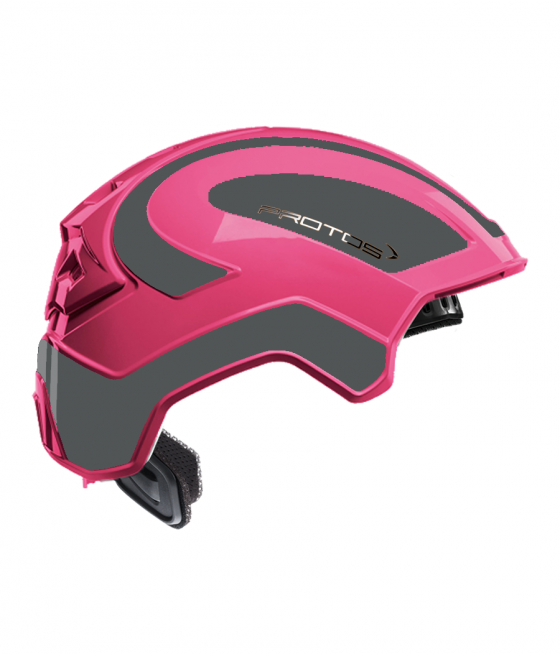 Protos intégral Industry bicolore rose-gris